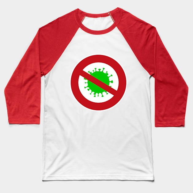 Coronavirus - Covid 19 Baseball T-Shirt by Rabie